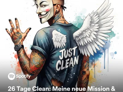 26 Tage clean: Meine neue Mission & die Wahrheit über Suchtdruck - Tagebuch und Podcast Titelbild