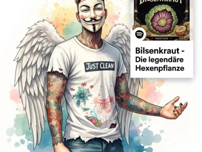 Bilsenkraut: Die legendäre Hexenpflanze und ihre tödlichen Gefahren. Podcast und Artikel Titelbild.