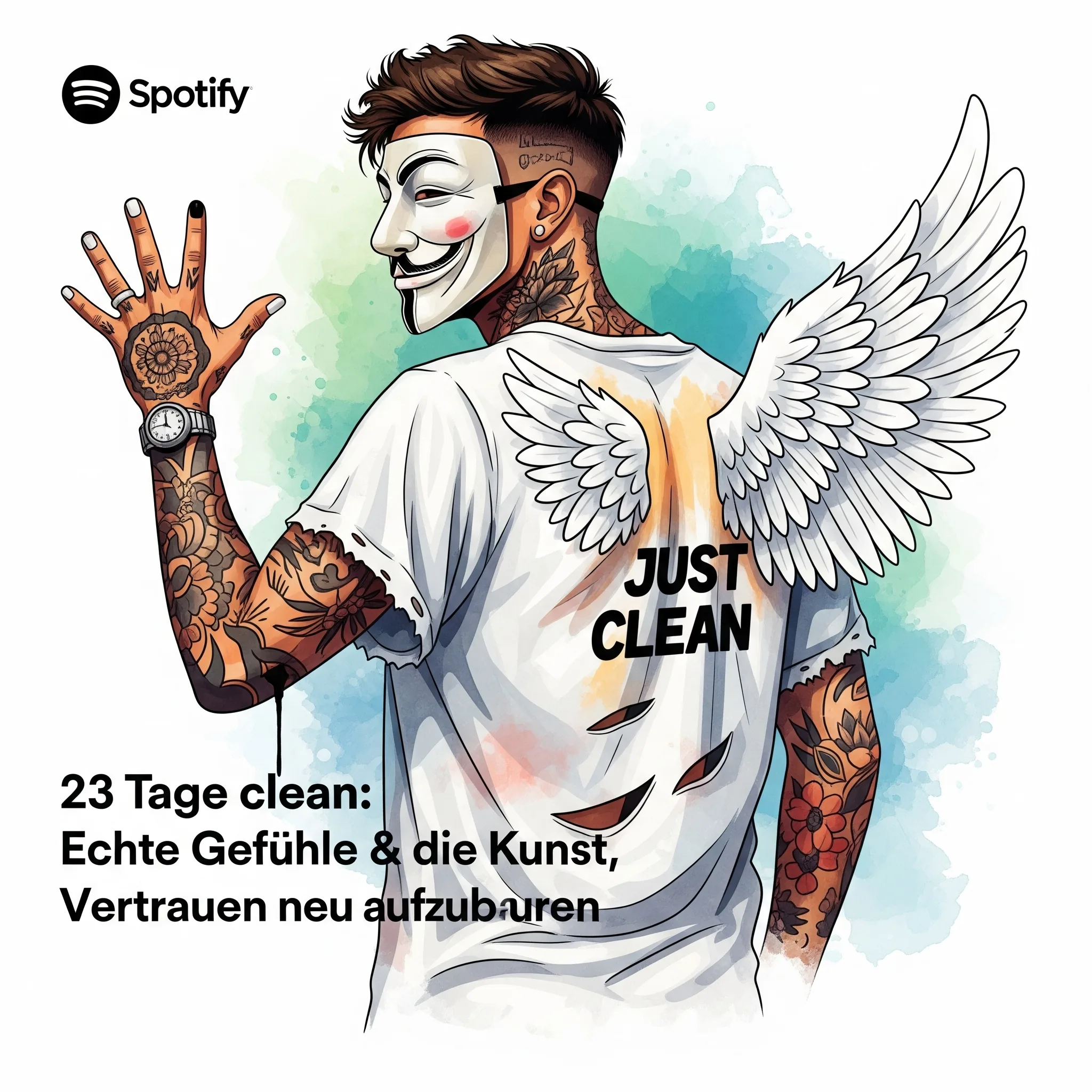 23 Tage clean: Echte Gefühle & die Kunst, Vertrauen neu aufzubauen - Tagebuch und Podcast Titelbild