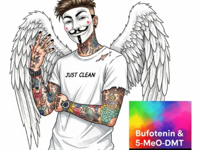 Bufotenin & 5-MeO-DMT: Die Wahrheit hinter der legendären Kröten-Droge. Podcast und Artikel Titelbild