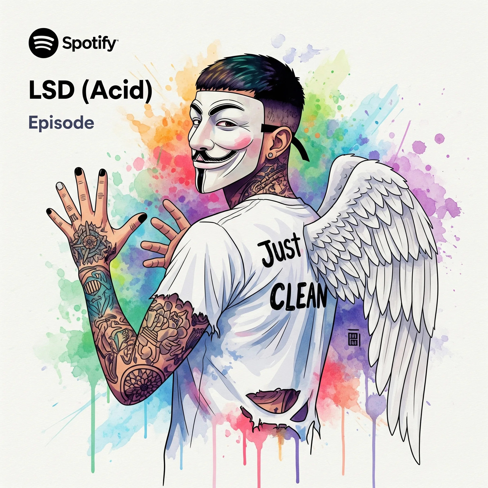 LSD (Acid): Wirkung, Risiken & was du vor einem Trip wissen musst - Podcast und Artikel Titelbild