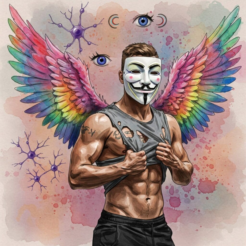 Symbolbild Gehirn/Netzwerk oder stilisierte Augenbewegung. Keywords: EMDR, Gehirn, Verarbeitung, Therapie, Trauma