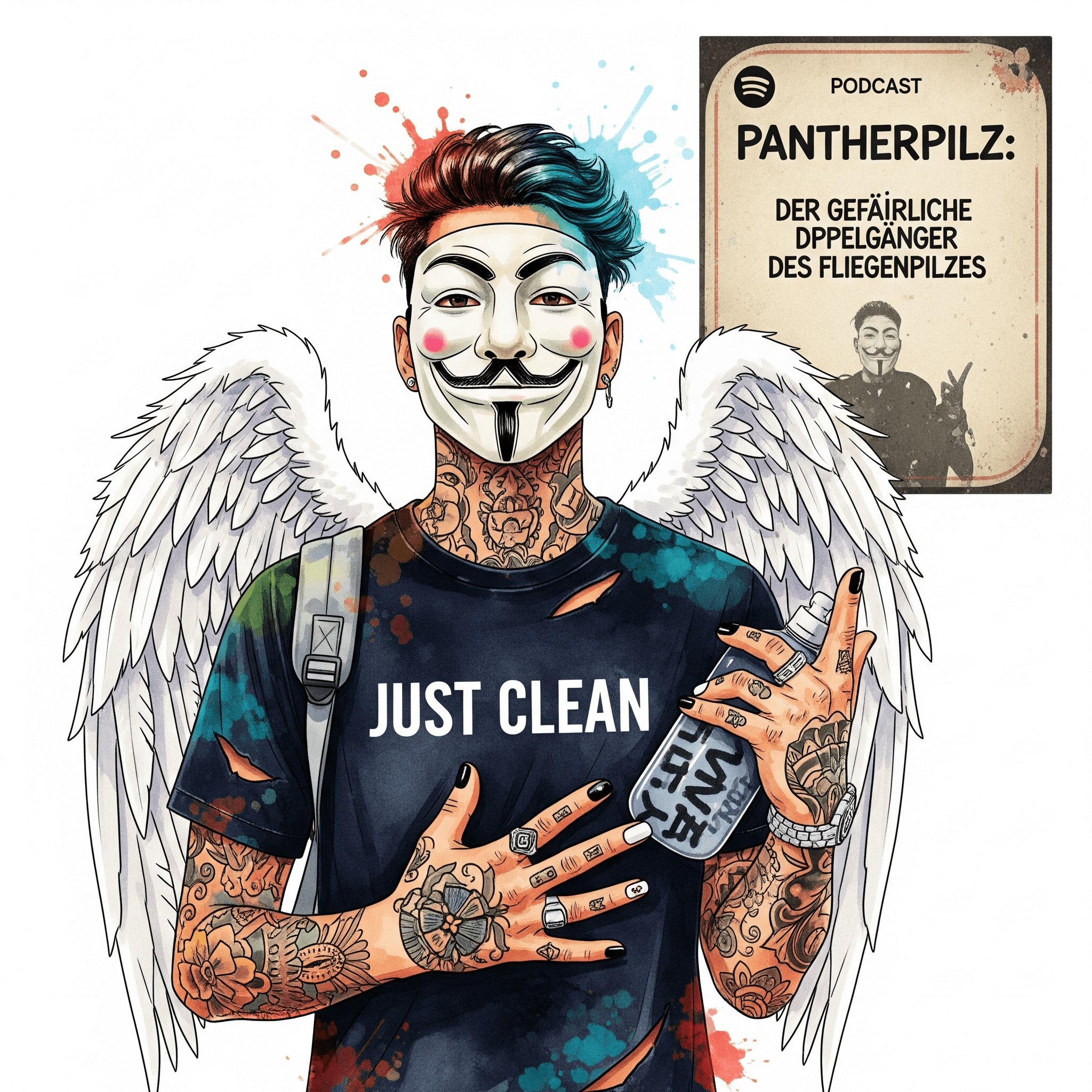 Pantherpilz: Der gefährliche Doppelgänger des Fliegenpilzes. Podcast und Artikel Titelbild