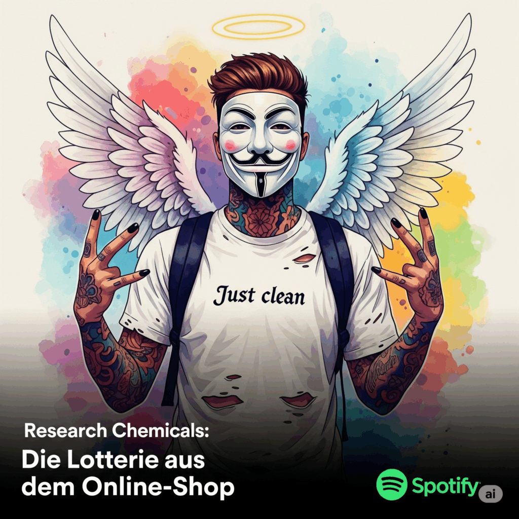 Research Chemicals: Die Lotterie aus dem Online-Shop. Podcast und Artikel Titelbild