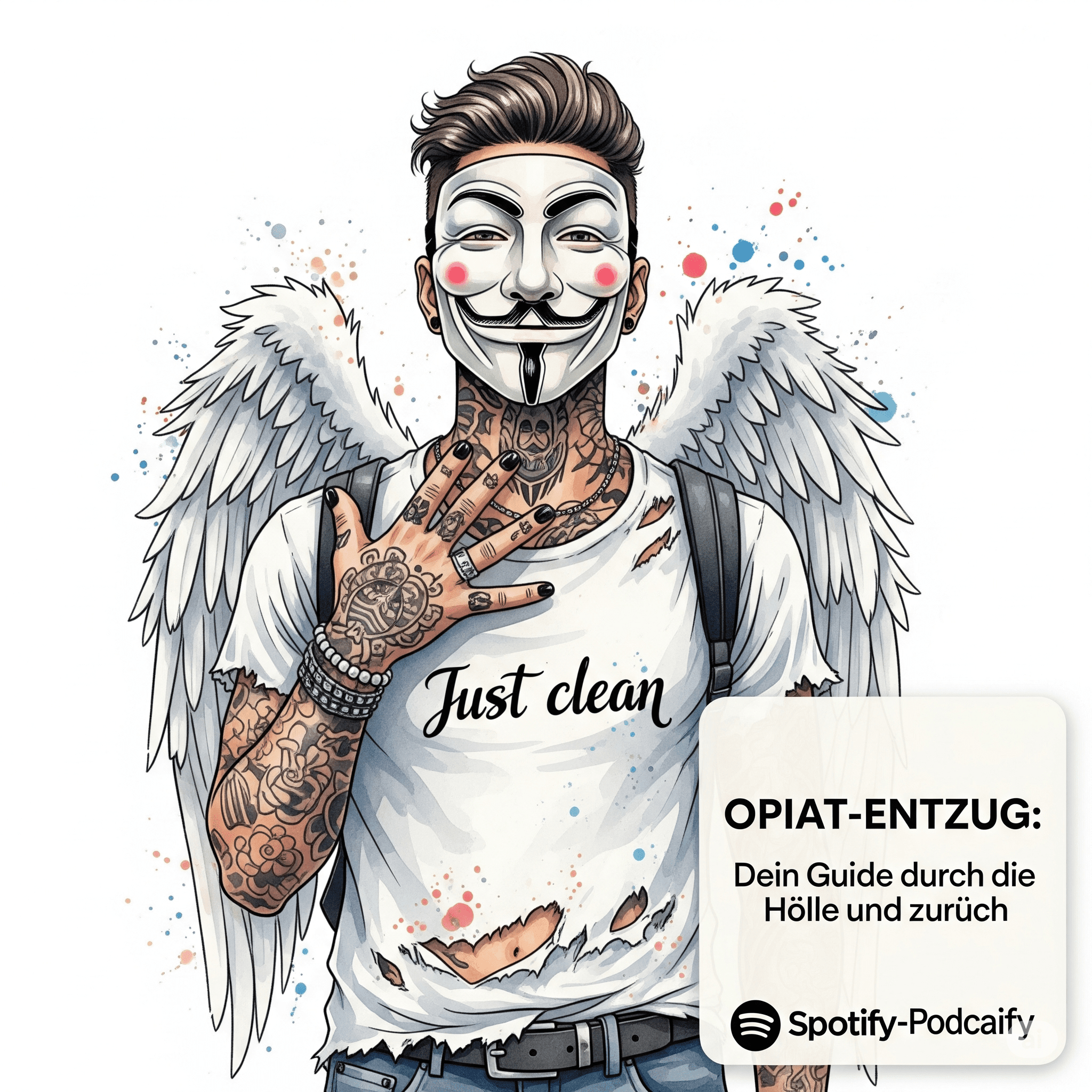Opiat-Entzug: Dein Guide durch die Hölle und zurück. Podcast und Artikel Titelbild