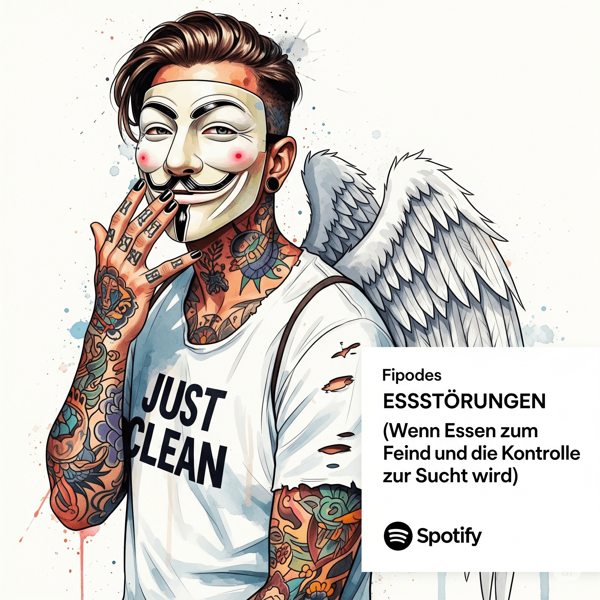 Essstörungen: Wenn Essen zum Feind und die Kontrolle zur Sucht wird. Podcast und Artikel Titelbild