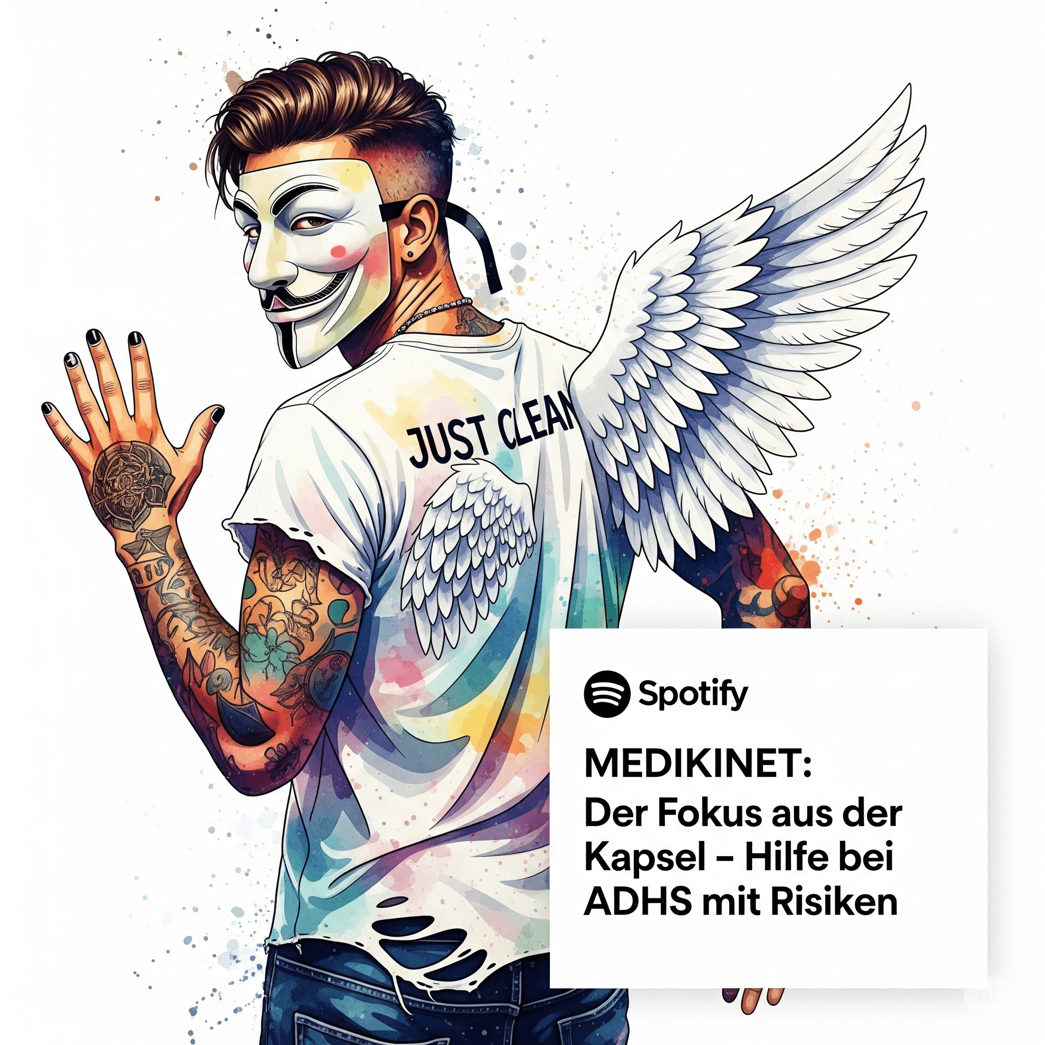 Medikinet: Der Fokus aus der Kapsel – Hilfe bei ADHS mit Risiken. Podcast und Artikel Titelbild