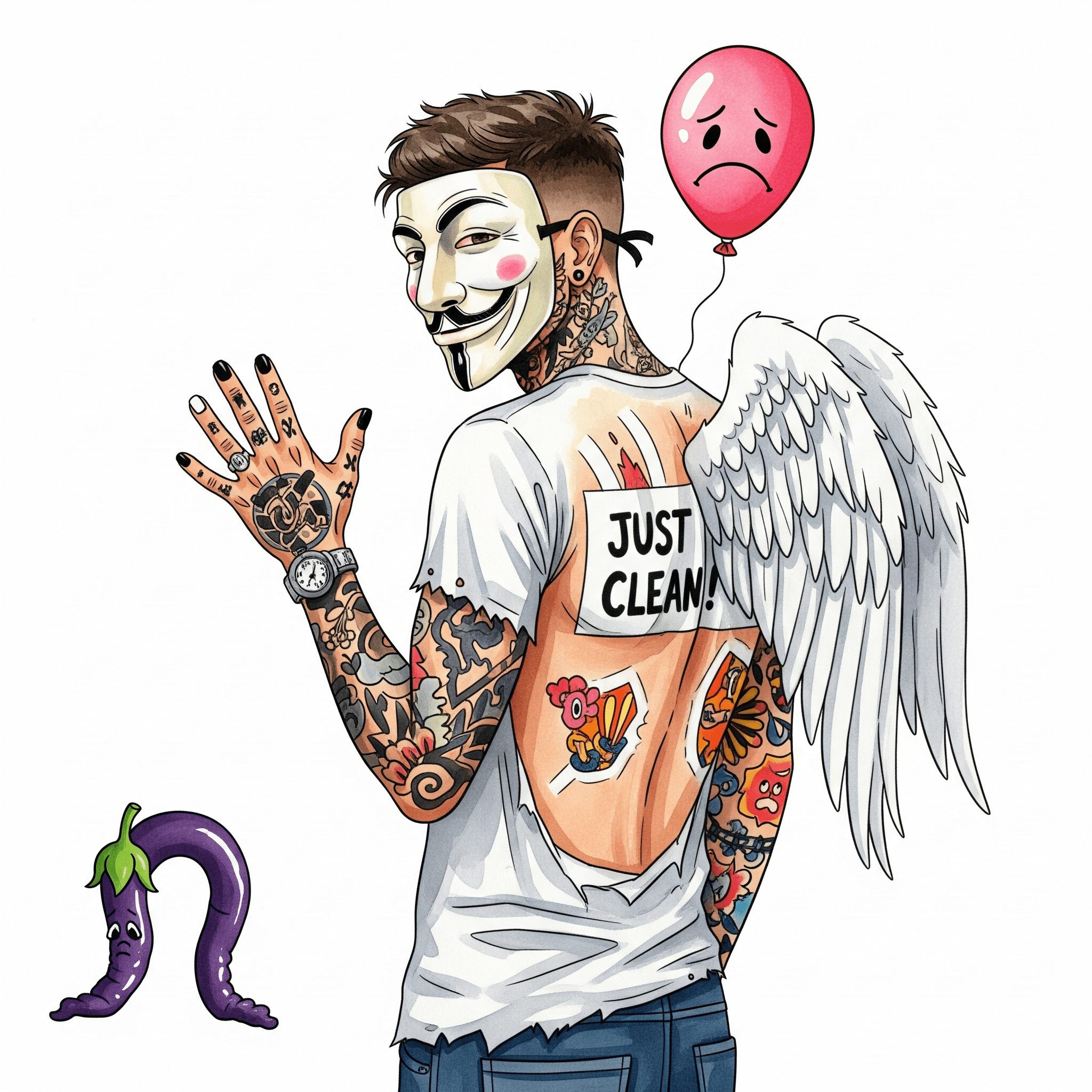 Eine stilisierte Grafik und ein lustiges Emoji. Z.B. eine schlaffe, geknickte Aubergine 🍆 und ein trauriger, halb aufgeblasener Ballon 🎈. Symbolisiert das Problem auf eine humorvolle, entstigmatisierende Weise. "Erektionsprobleme durch Alkohol", "Alkohol Erektionsstörung", "Potenzprobleme"