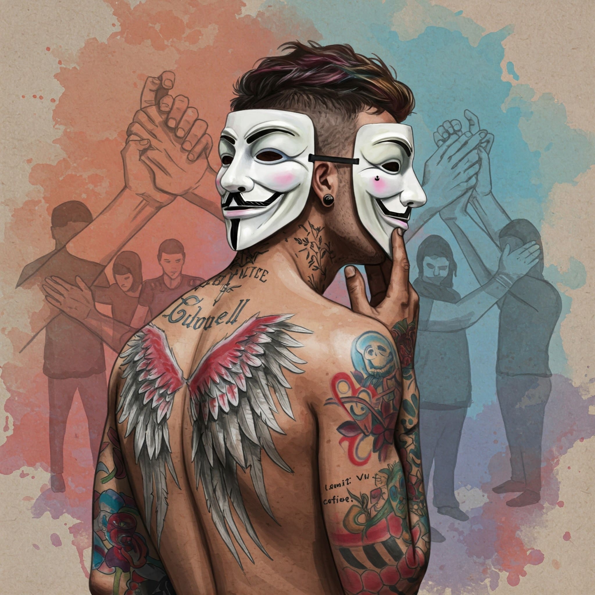 Eine Grafik oder ein Foto, das Unterstützung symbolisiert. Ineinandergreifende Hände, eine Gruppe von Menschen, die sich stützen (keine Gesichter nötig, um Anonymität zu wahren).
Keywords: Unterstützung, Hilfe suchen, Gemeinschaft, Zusammenhalt, Beratung, Netzwerk