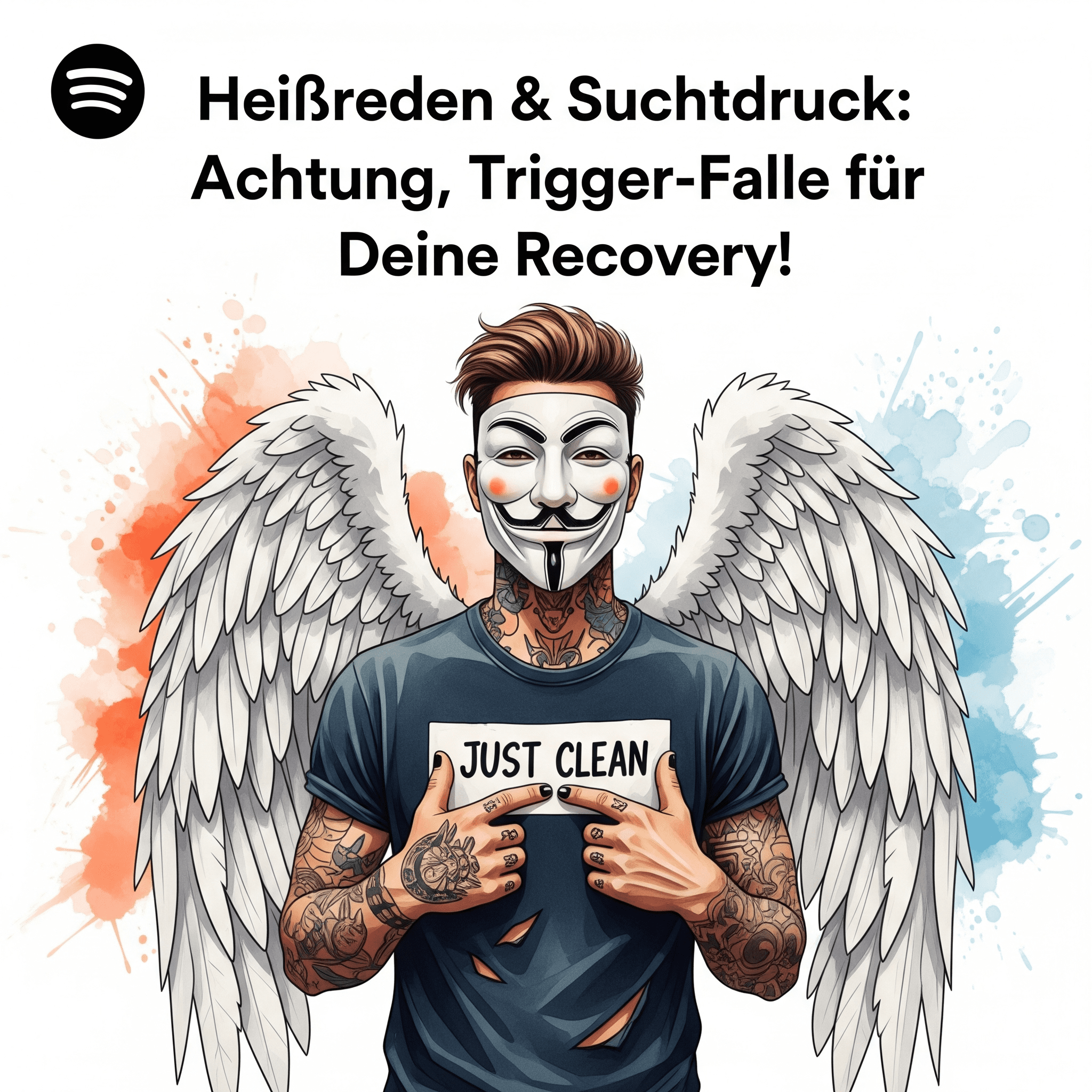 Heißreden löst Suchtdruck aus: Achtung, Trigger-Falle für Deine Recovery! Podcast und Artikel Titelbild
