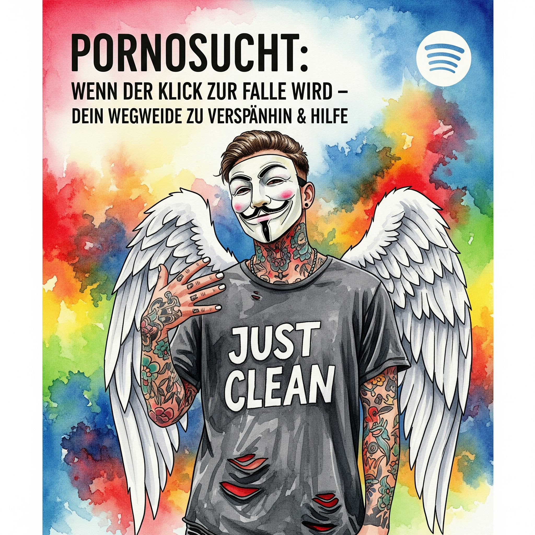 Pornosucht: Wenn der Klick zur Falle wird – Dein Wegweiser zu Verständnis & Hilfe. Podcast und Artikel Titelbild