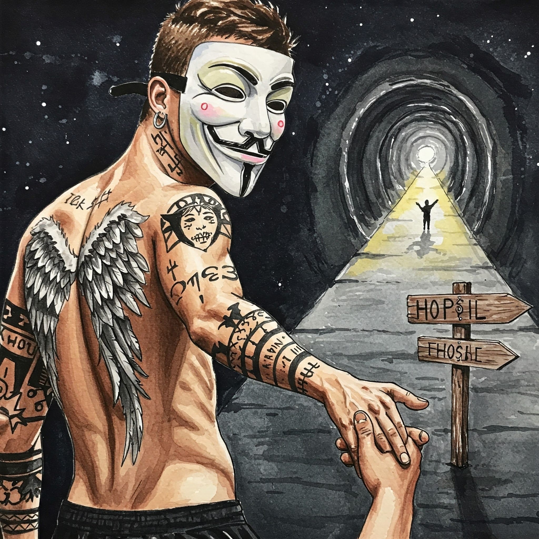 Ein Bild, das Hoffnung oder einen Weg symbolisiert. Eine Hand, die nach einer anderen greift, ein Licht am Ende eines Tunnels, ein Wegweiser.
Keywords: Hilfe bei Sucht, Weg aus der Sucht, Unterstützung, Hoffnung, Beratung