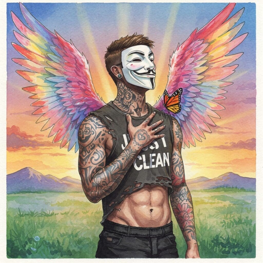 Bild, das Hoffnung, einen neuen Anfang, Licht, Heilung oder Freiheit symbolisiert (z.B. Person blickt in die Ferne bei Sonnenaufgang, zarte Pflanze wächst auf, Schmetterling). hoffnung-heilung, weg-aus-sucht, genesung-svv, zukunft-licht