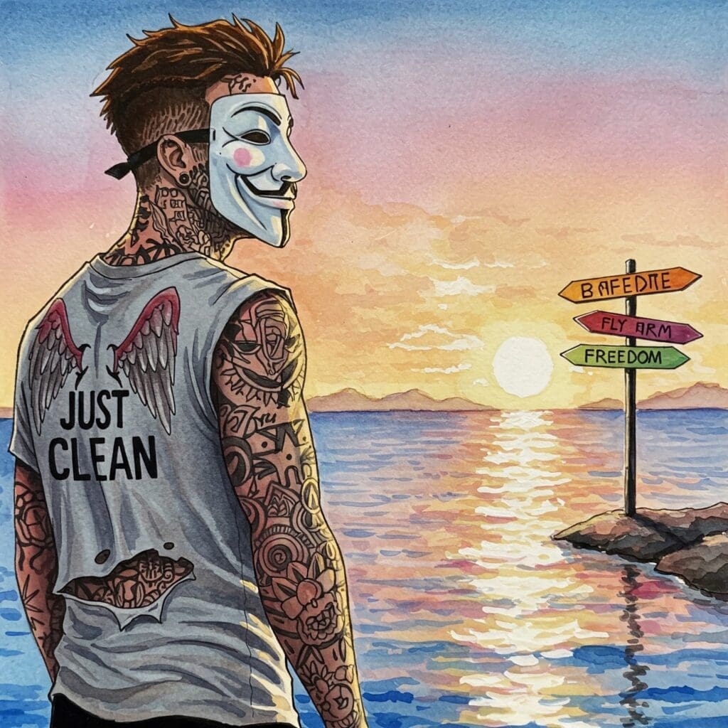 Ein Sonnenaufgang symbolisiert Hoffnung und den Beginn eines neuen Lebens in Suchtfreiheit.