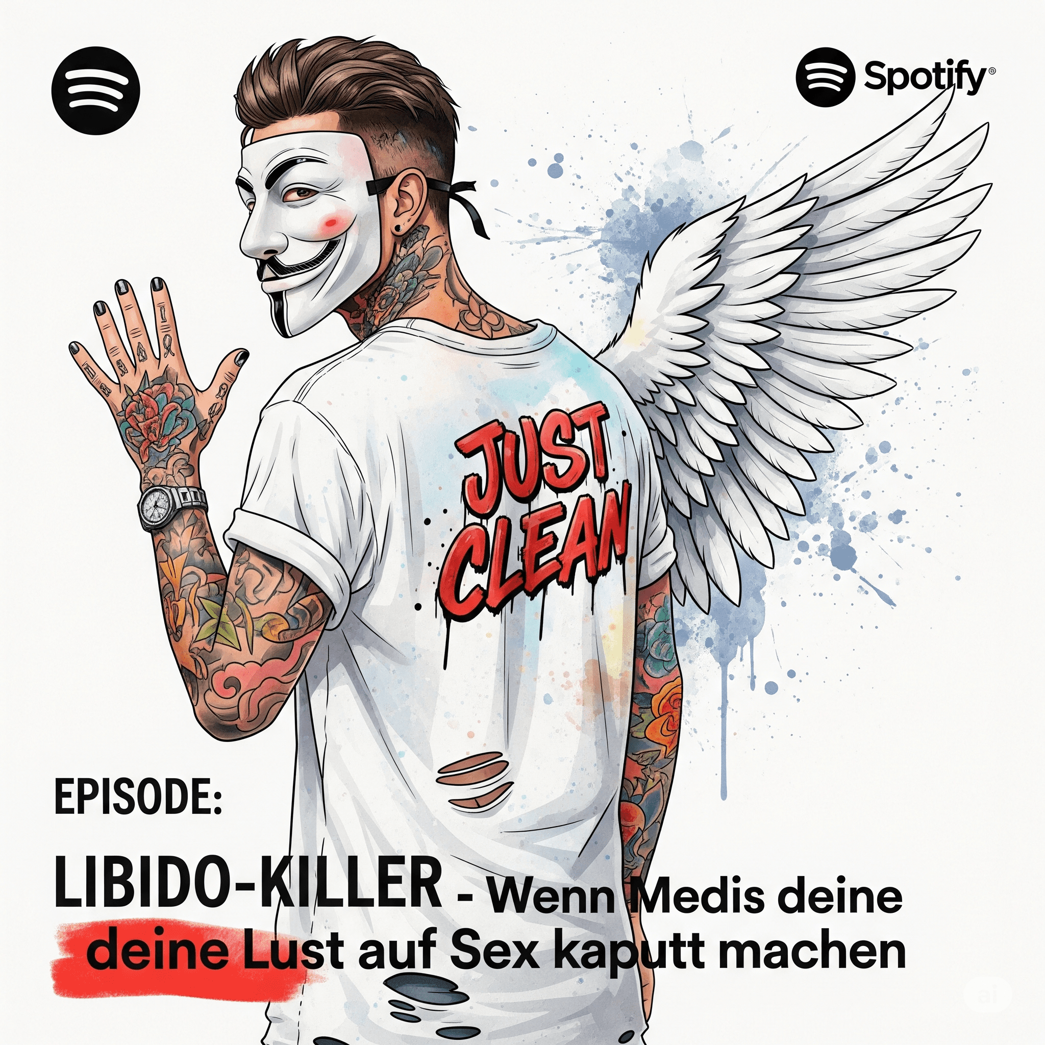 Libido-Killer Pille: Wenn Medikamente deine Lust auf Sex zerstören. Podcast und Artikel Titelbild