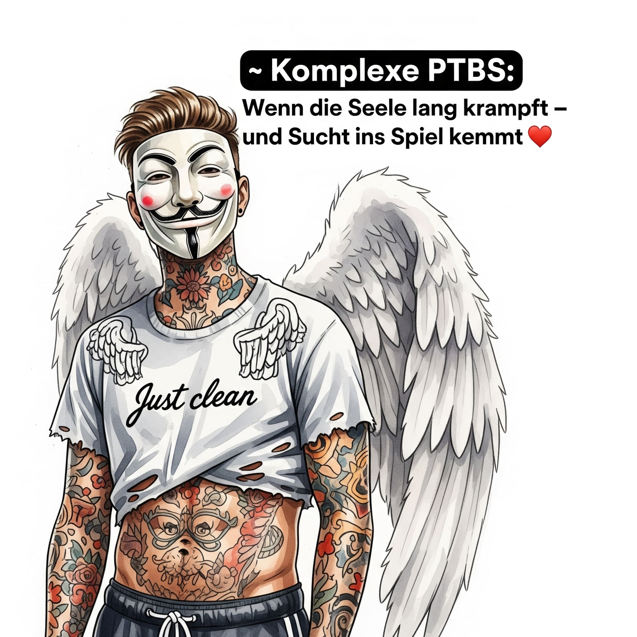 🤯 Komplexe PTBS: Wenn die Seele lang krampft – und Sucht ins Spiel kommt 😔