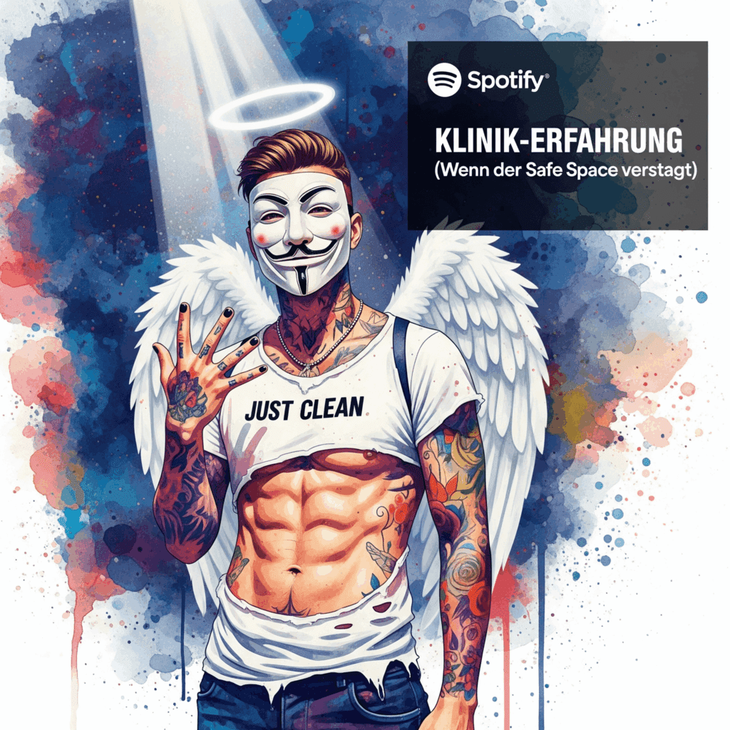Klinik-Erfahrung: Wenn der "Safe Space" versagt & dich stärker macht. Podcast und Artikel Titebild