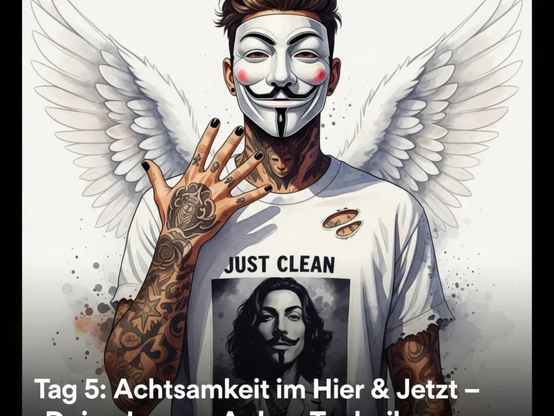 Tag 5: Achtsamkeit im Hier & Jetzt – Deine innere Anker-Technik 🧘‍♀️⚓