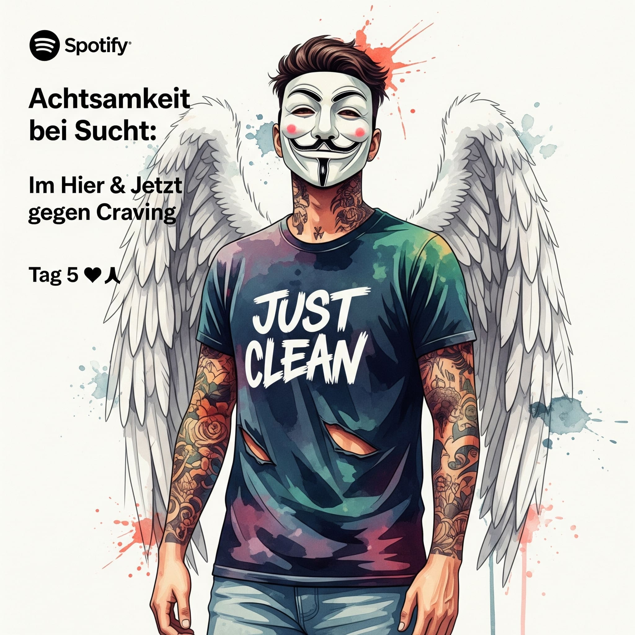 Achtsamkeit bei Sucht: Im Hier & Jetzt gegen Craving Tag 5 Titelbild zum Podcast