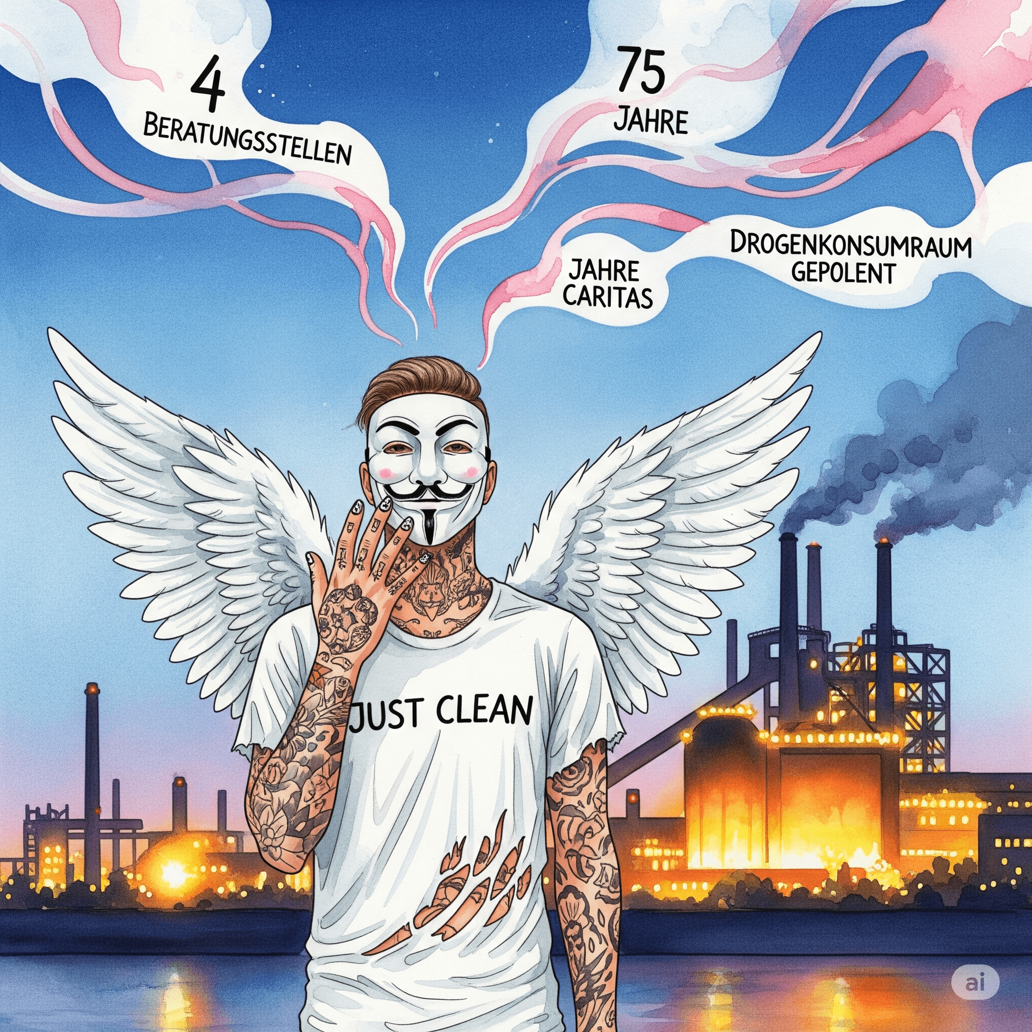 Duisburg Suchthilfe Industrie Transformation Hilfe Erfolg Statistik 2025
