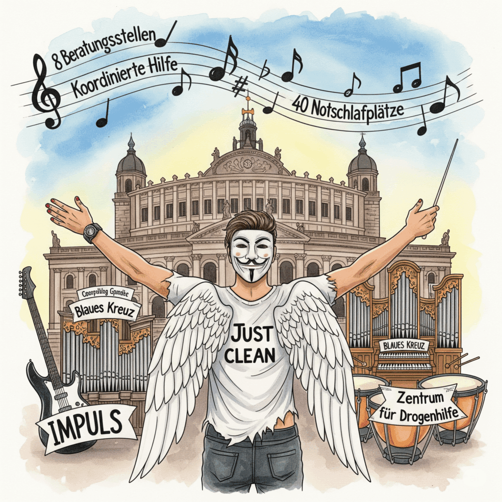 Leipzig Suchthilfe Harmonie Koordination Musik Therapie Erfolg Statistik 2025